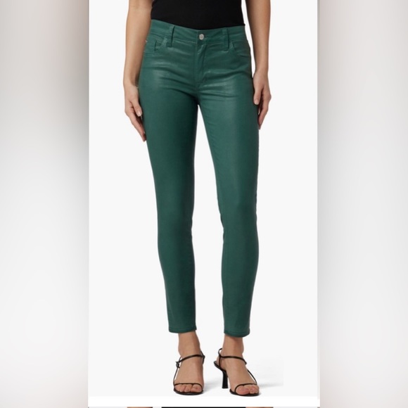 Hudson jeans Natalie mid-rise super skinny ankle, forest green, size 27. NWT. - Picture 1 of 5